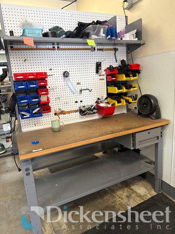 Image for SHOP BENCH WITH PARTS BINS & PARTS
