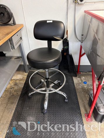 Image for BLACK FIVE STAR BASE SHOP STOOL