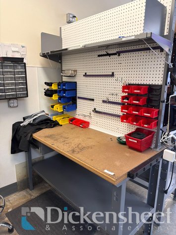 Image for SHOP BENCH WITH PARTS BINS & PARTS