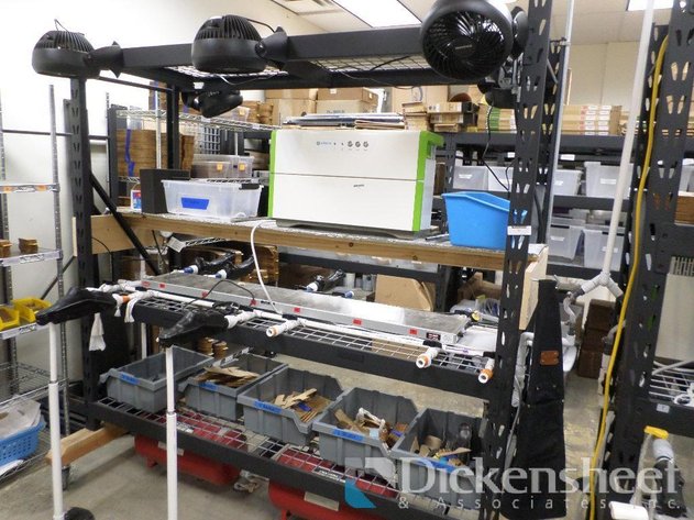 Image for SHELVING UNIT WITH PNEUMATIC MOLDS