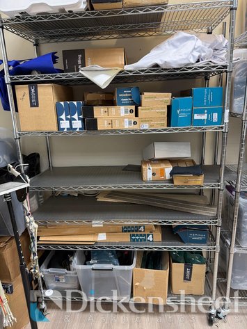 Image for METRO STYLE CHROME ADJUSTABLE WIRE RACK ON CASTERS