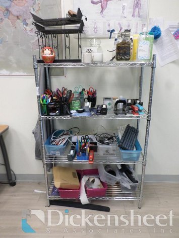 Image for METRO STYLE ADJUSTABLE WIRE RACK INCLUDES CONTENTS