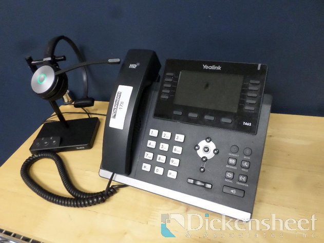 Image for YEALINK PHONE DESK SETS INCLUDES HEADSETS