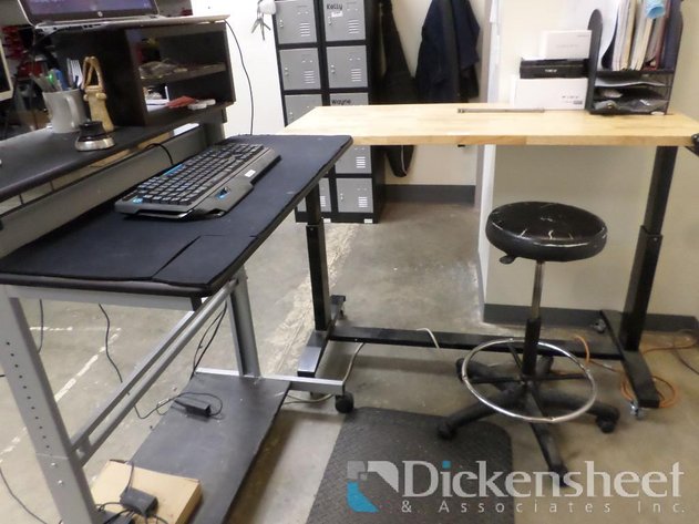 Image for LOT WITH DESK & TABLE ONLY