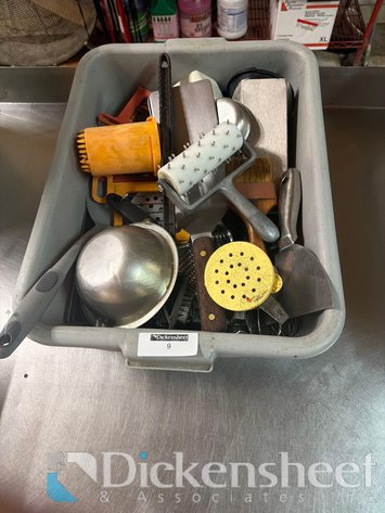 Image for TUB CONSISTING OF KITCHEN UTENSILS