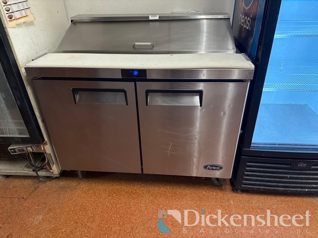 Image for 2021 ATOSA STAINLESS STEEL DOUBLE DOOR REFRIGERATED PREP STATION