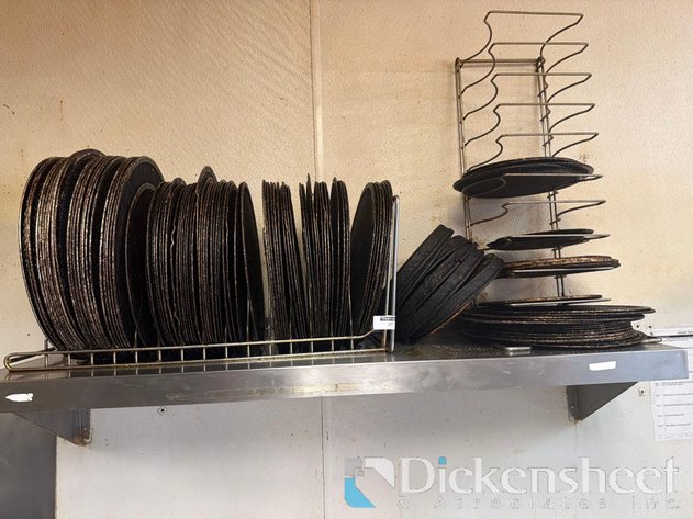 Image for LOT OF PIZZA PANS & RACK
