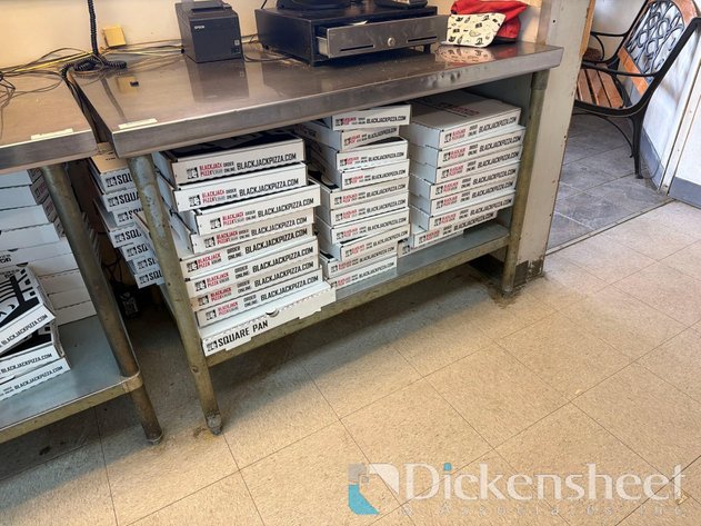 Image for STAINLESS STEEL TABLE with lower shelf-approximate