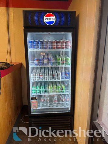 Image for IDE SINGLE CLEAR DOOR REACH IN REFRIGERATOR / COOLER
