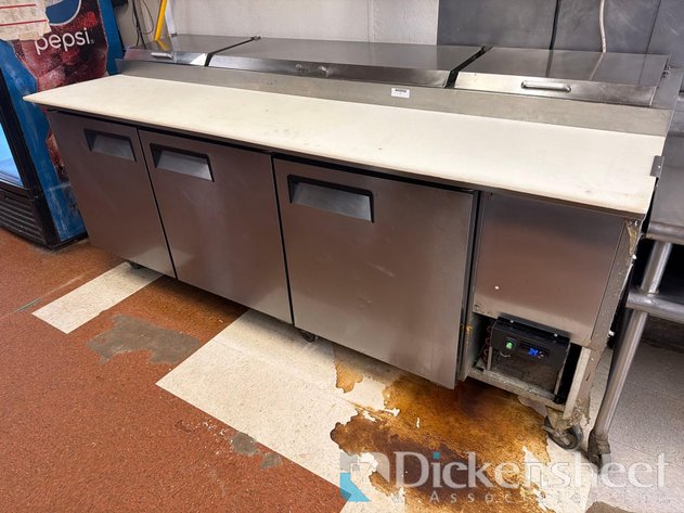Image for STAINLESS STEEL THREE DOOR REFRIGERATED PREP STATION