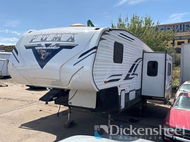 Image for 2020 Forest River 25'  Puma 5th Palomino Wheel Travel Trailer, 4X4FPUA24LP083967, KEY