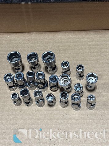 Image for ASSORTMENT OF SNAP-ON SWIVEL SOCKETS