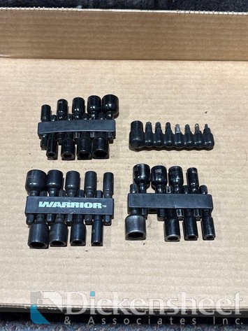 Image for ASSORTMENT OF PNEUMATIC SOCKETS AND SCREW HEADS