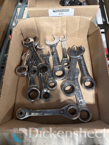 Image for LOT OF MATCO OPEN END METRIC WRENCHES