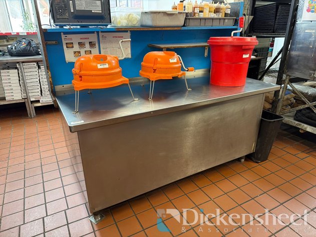 Image for STAINLESS STEEL DOUBLE SIDED PREP STATION