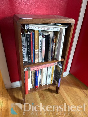 Image for PAIR OF SMALL WOOD BOOKSHELVES