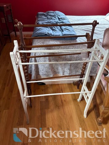 Image for LOT OF QUILT RACKS, QTY (2)