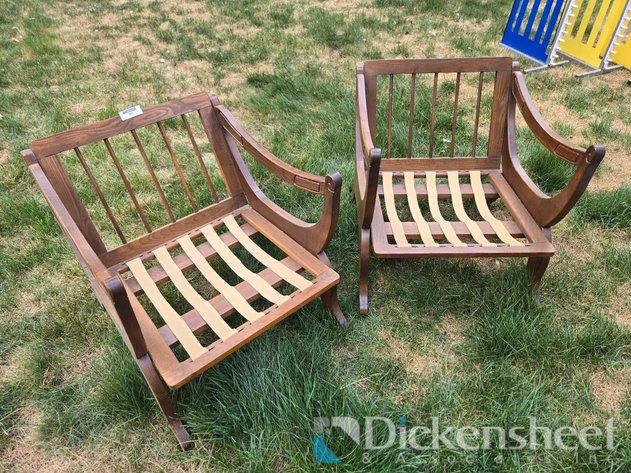 Image for DANISH STYLE CHAIRS, QTY (2)
