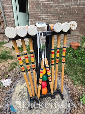 Image for VINTAGE CROQUET SET