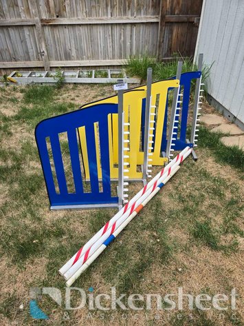 Image for DOG AGILITY COURSE SET