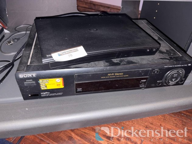 Image for SAMSUNG BLU-RAY, DVD PLAYER AND SONY VCR QTY (2)