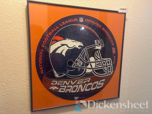 Image for DENVER BRONCOS FRAMED PUZZLE