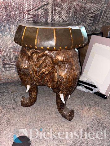 Image for ELEPHANT THEME DECORATIVE SIDE TABLE