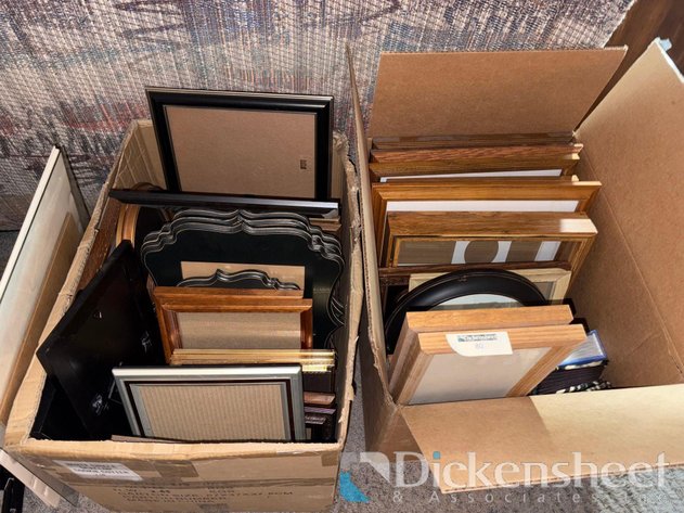 Image for TWO BOXES OF PICTURE FRAMES