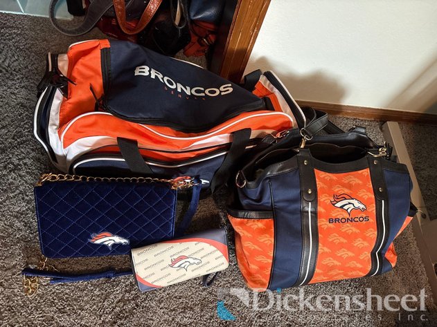 Image for BRONCOS THEMED BAGS, QTY (4)