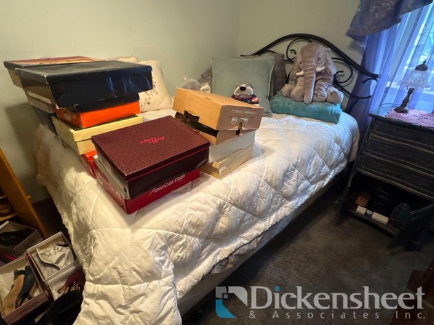 Image for BLACK METAL BED FRAME