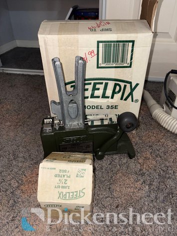 Image for STEEL PIX STEMMING MACHINE, MODEL 35E