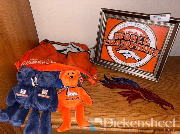 Image for VARIETY OF BRONCOS MEMORABILIA