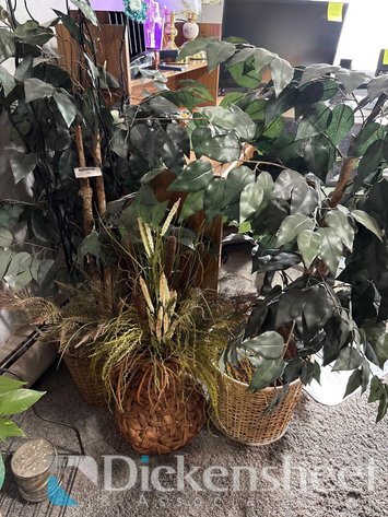 Image for LOT OF POTTED ARTIFICIAL PLANTS
