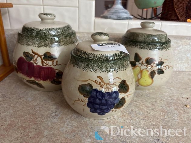 Image for FRUIT THEME CANISTER SET