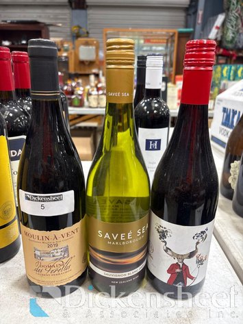 Image for BOTTLES OF MIXED WINE, QTY (5)