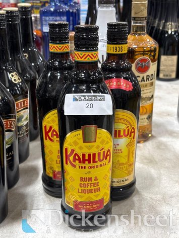 Image for KAHLUA COFFEE RUM LIQUEUR, QTY (3)