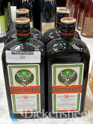 Image for LOT OF JAGERMEISTER, QTY (4)