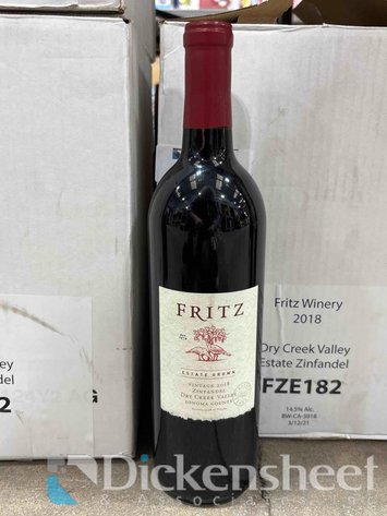 Image for 2018 FRITZ ZINFANDEL, QTY (12)