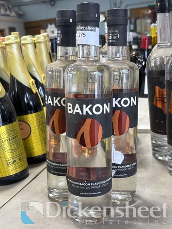 Image for BAKON BACON FLAVORED VODKA, QTY (3)