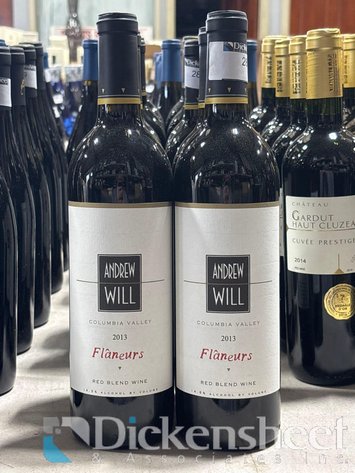 Image for 2013 ANDREW WILL FLANEURS RED WINE BLEND, QTY (4)