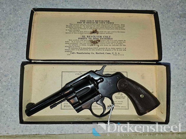 Image for REVOLVER COLT POLICE .38SPL, S/N: 741220