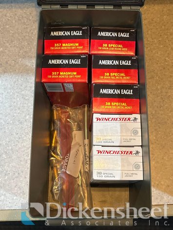 Image for AMMO BOX OF 38. SPECIAL ROUNDS AND 357 MAGNUM ROUNDS