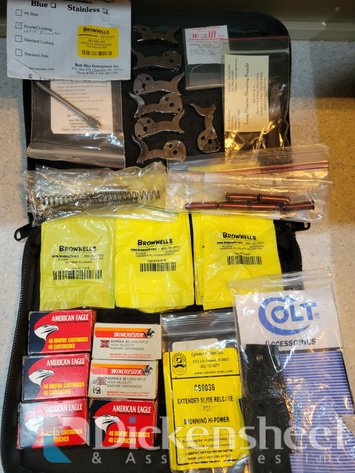 Image for AMS CASE W/ MISC AMMO AND FIRE ARM PARTS