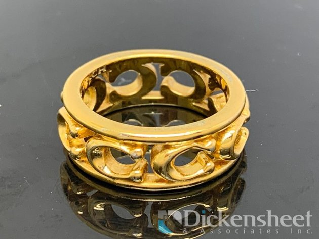 Image for Coach Gold Tone Women's Ring