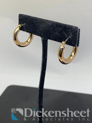Image for Gold Tone Hoop Earrings