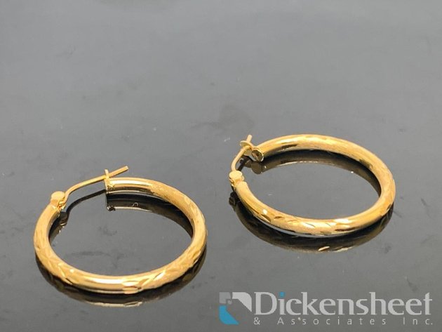 Image for 14KT Yellow Gold Hoop Earrings