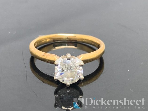 Image for 14KT Yellow Gold Engagement Ring With Apx 0.85 Carat Diamond