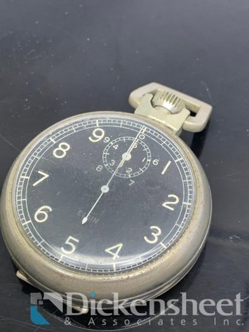 Image for WWII Military Elgin Pocket Watch