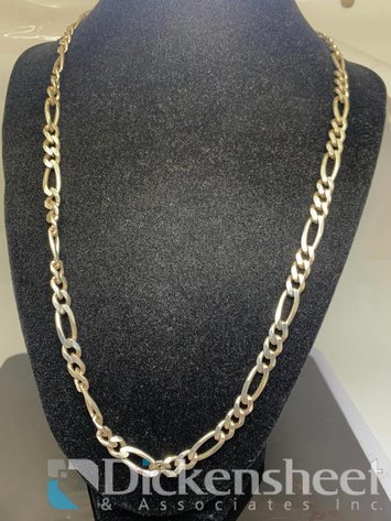 Image for Sterling Silver Figaro Men's Necklace