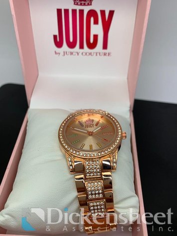 Image for Juicy Couture Rose Gold Tone Women's Watch With Box